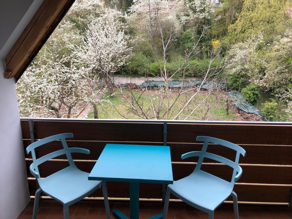 Blaues Zimmer Mit Grossem Balkon, Bad Ist Ein Traum, 50 Schritte Zum Radweg Am Main,Ideal For Short Stay Mainstockheim Buitenkant foto